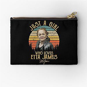 Just A Girl Who Loves Etta James Zipper Pouch