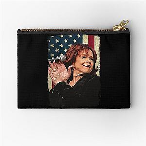 Vintage American Flag Etta James Legend Zipper Pouch