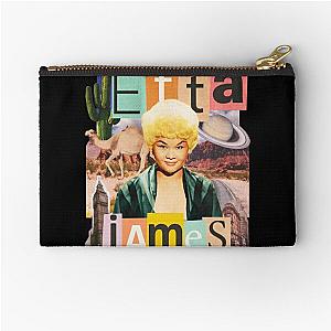 Retro Etta James A Sunday Kind of Love At Last! Zipper Pouch