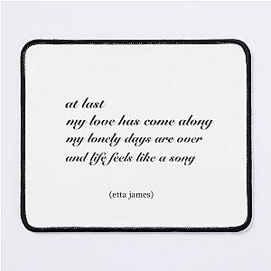 Etta James song lyrics  Mouse Pad