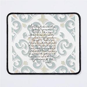 At Last Etta James lyrics handwritten quote Mouse Pad