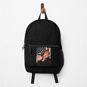 Vintage American Flag Etta James Legend Backpack