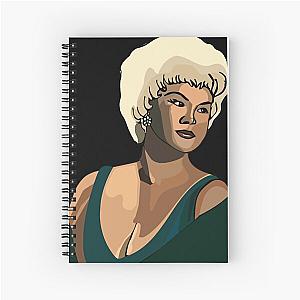 Etta James Singer Illustration Classic Spiral Notebook