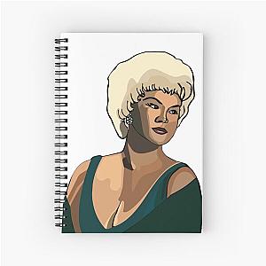 Etta James Singer Illustration Spiral Notebook