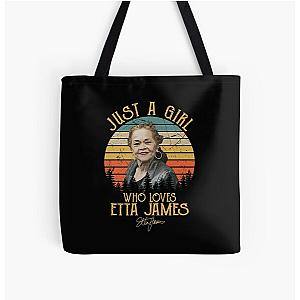 Just A Girl Who Loves Etta James All Over Print Tote Bag