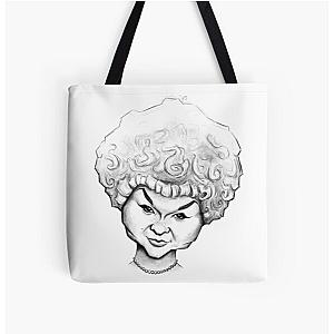 Etta James - Original Caricature All Over Print Tote Bag