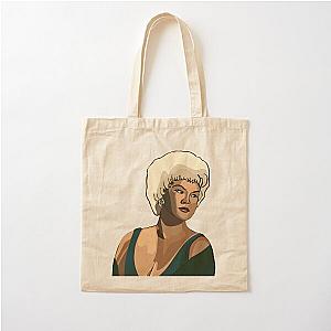 Etta James Singer Illustration Cotton Tote Bag