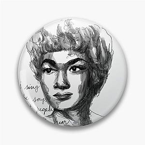 Etta James Jazz Blues Soul Legend Female Singer Woman Power Pin