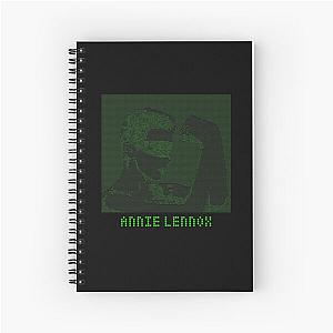 Eurythmics Annie Lennox ASCII Art Square Spiral Notebook