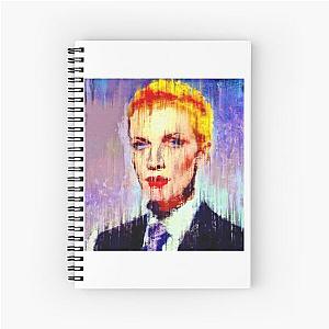 Annie Lennox of the Eurythmics. Here comes the rain again Premium Spiral Notebook