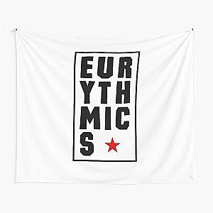 Eurythmics Vertical Typographic Black Tapestry