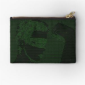 Eurythmics Annie Lennox ASCII Art Square Zipper Pouch