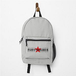 Eurythmics Logo Typographic Black Backpack