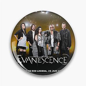 Rock in Rio Lisboa Evanescence Music Poster Band Pin