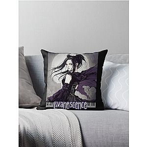 Evanescence Amy Lee Anime Fan Art  Throw Pillow