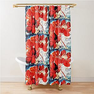 Evanescence (Geraniums) Shower Curtain