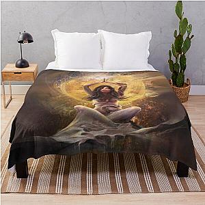 Eternity Contemplates Evanescence Throw Blanket