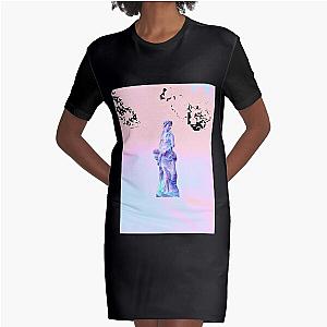 Evanescence Virtuallubid Vaporwave Art Graphic T-Shirt Dress