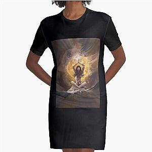 Eternity Contemplates Evanescence Graphic  Graphic T-Shirt Dress