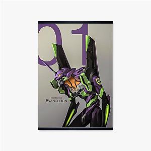 Evangelion Poster Merch: Unit-01 Armor Anima Poster Wall Art