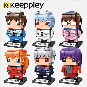 Evangelion Figures - Ikari Shinji Ayanami Rei Building EVA Blocks Toy