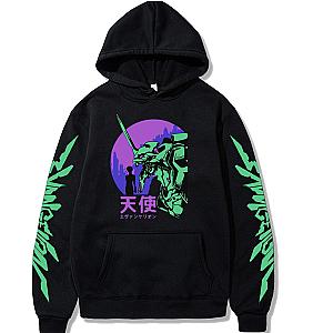 Evangelion Hoodies - Funny Evangelion Winter Hooded Sweatshirt