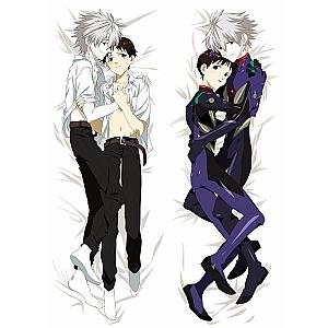 Evangelion Dakimakura Merch: Nagisa Kaworu And Ikari Shinji Hugging Pillow Cover Dakimakura