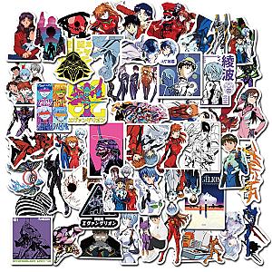 Evangelion Sticker Merch: 50pcs Evangelion Sticker