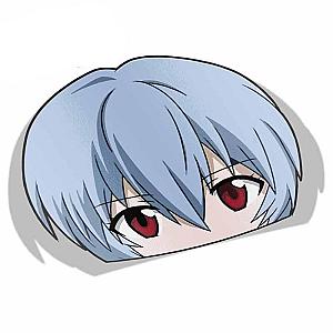 13cm x 9.1cm Evangelion Rei Ayanami Vinyl Car Sticker EVA Merch