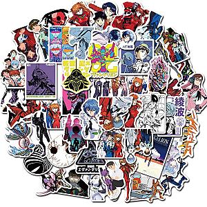 30/50PCS Evangelion Character Graffiti Waterproof Stickers EVA Merch