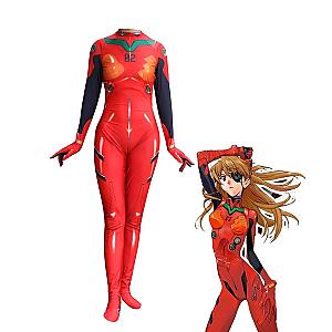 Evangelion Asuka Bodysuit Cosplay Costumes EVA Merch