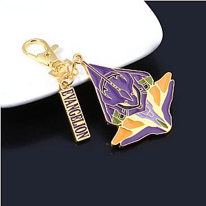 Evangelion Merch - EVA-04 Metal Keychain
