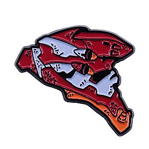 EVA Unit-02 ENAMEL PIN mecha head EVA Merch