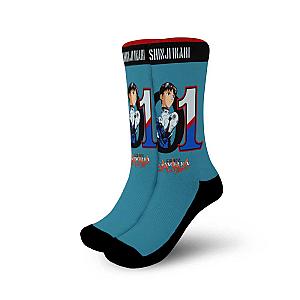 Neon Genesis Evangelion Shinji Ikari Socks EVA Merch