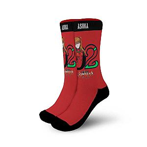 Neon Genesis Evangelion Asuka Unit-02 Socks EVA Merch