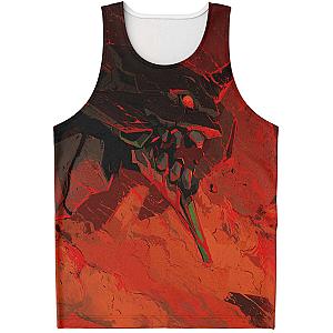 Evangelion Red Black 3D Tank Top EVA Merch