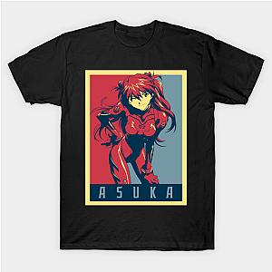 Evangelion Asuka Political T-shirt EVA Merch