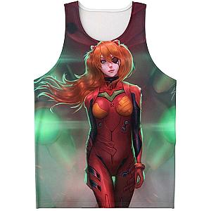 Evangelion Asuka Political 3D Tank Top EVA Merch