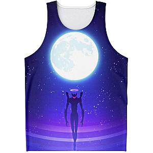 Evangelion Angel Moon Night 3D Tank Top EVA Merch