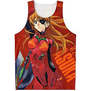 Evangelion Lady Asuka Political Tank Top EVA Merch