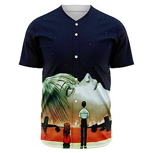 Evangelion Face Rei Ayanami Baseball Jersey EVA Merch
