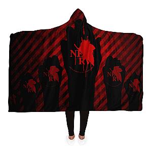 NERV Evangelion Hooded Blanket EVA Merch