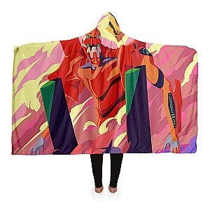 Evangelion Unit-02 Product Hooded Blanket EVA Merch