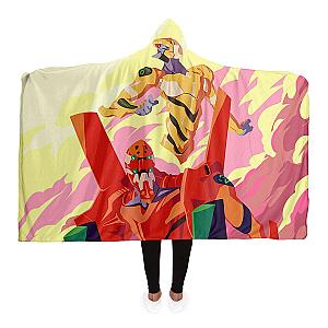 Evangelion Unit-02 3D Hooded Blanket EVA Merch