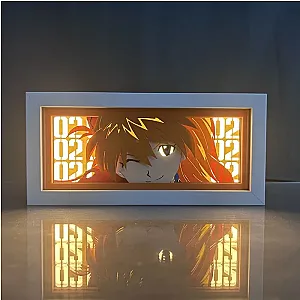 Evangelion Lamps - Ayanami Rei Asuka Paper Carving Night Lamp