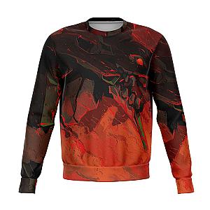 Evangelion Red Black 3D Sweatshirt EVA Merch