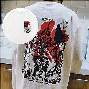 Evangelion Sweatshirts - EVANGELION-01 Print Long Sleeve Sweater