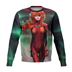 Evangelion Asuka Political 3D Sweatshirt EVA Merch