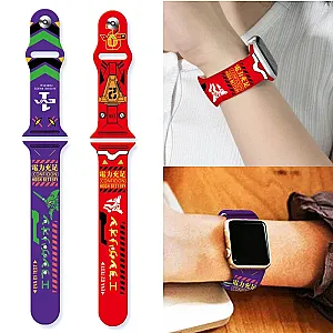 Evangelion Anime Silicone Strap for Apple Watch Band Accessories