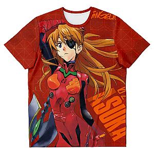 New Evangelion Asuka Political Lady T-shirt EVA Merch